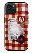 Queen of Disaster iPhone 15 Plus Glass Case