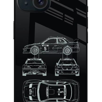 WRC'99 iPhone 15 Plus Glass Case