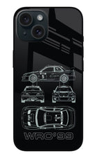 WRC'99 iPhone 15 Plus Glass Case