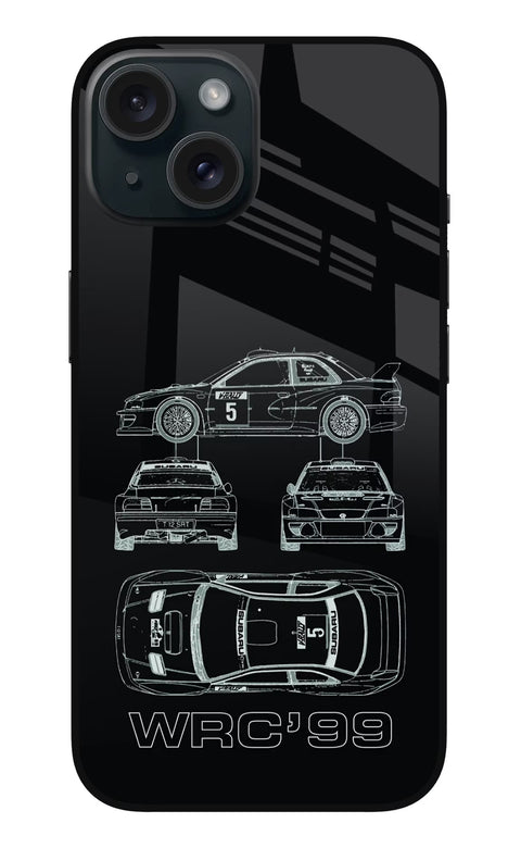 WRC'99 iPhone 15 Plus Glass Case
