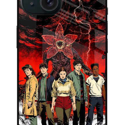 Ordinary Things Characters iPhone 15 Plus Glass Case