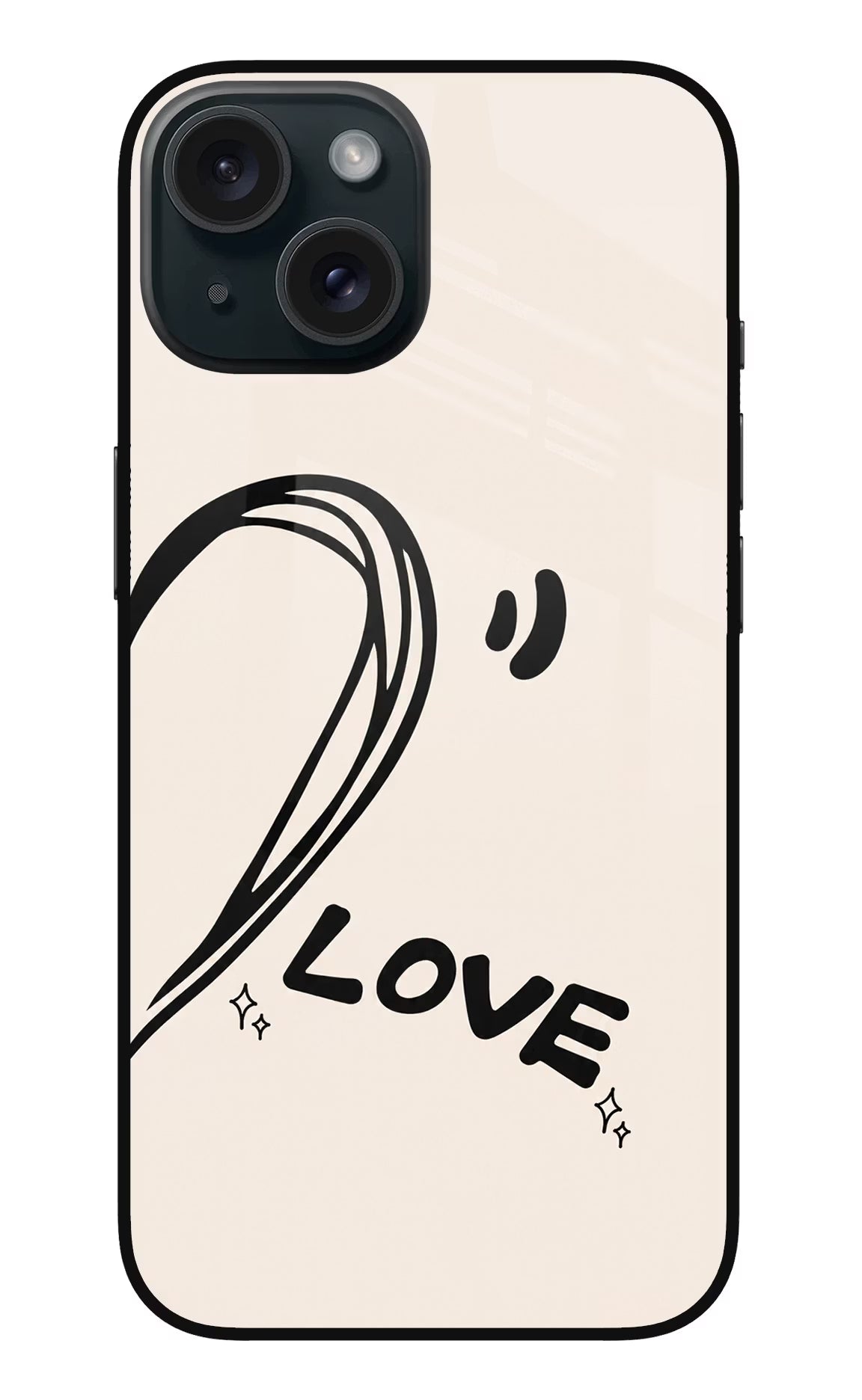 Soul Line iPhone 15 Plus Glass Case