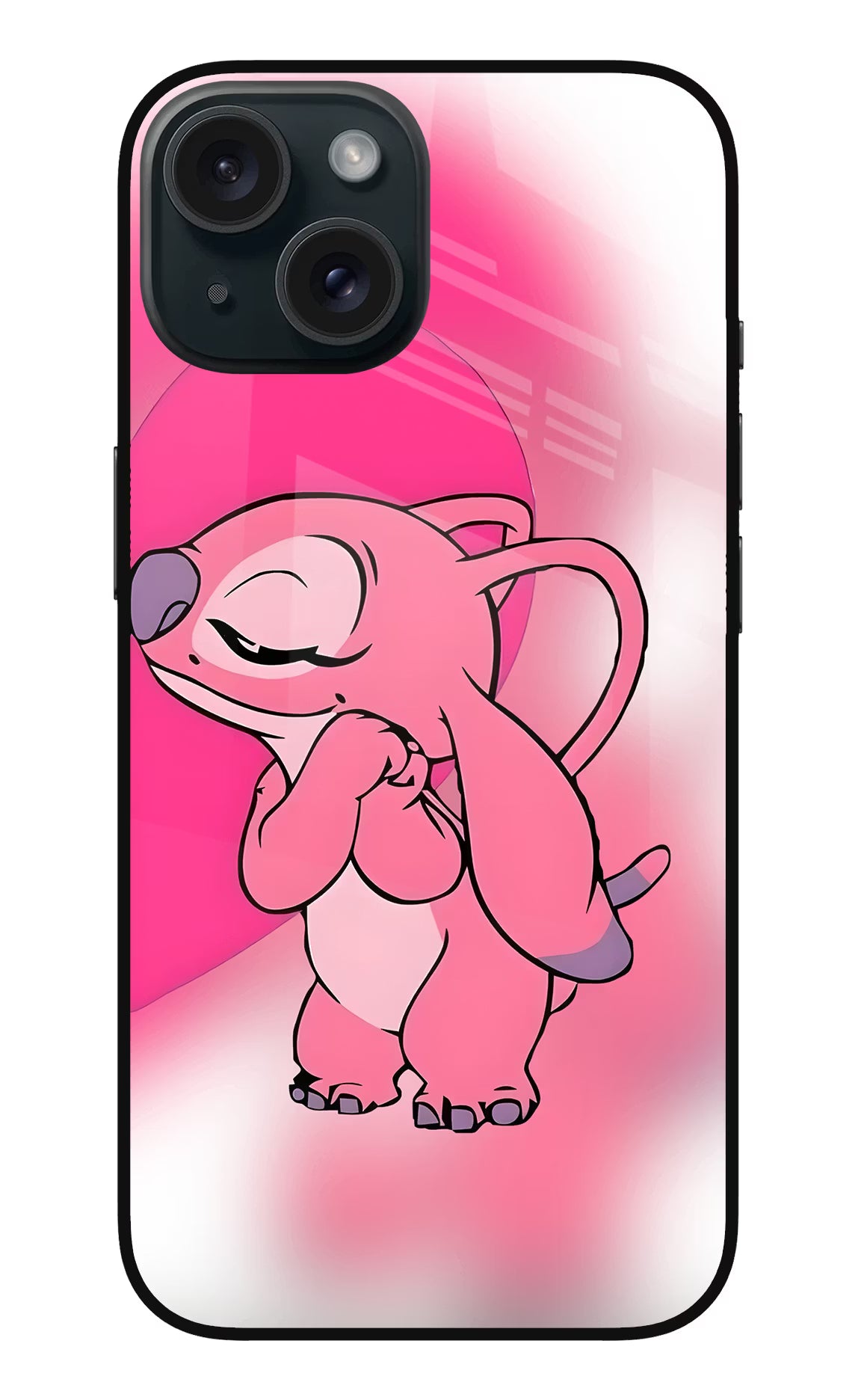 Angel Hug iPhone 15 Plus Glass Case