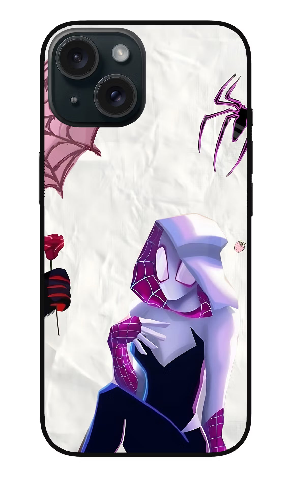 Gwen Verse iPhone 15 Plus Glass Case