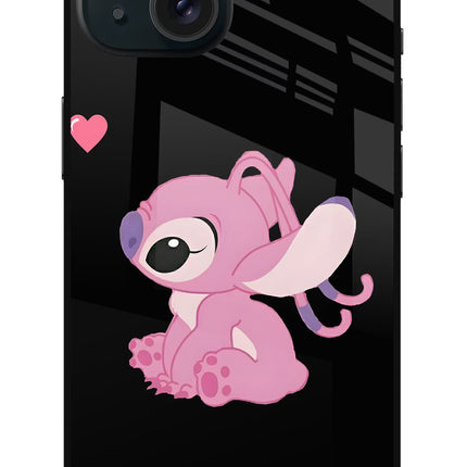 Angel Crush iPhone 15 Plus Glass Case Back Cover by Casekaro