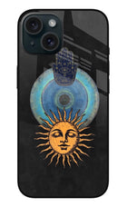Divine Sun iPhone 15 Plus Glass Case