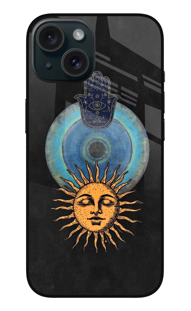 Divine Sun iPhone 15 Plus Glass Case
