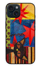 Pop Cat iPhone 15 Plus Glass Case