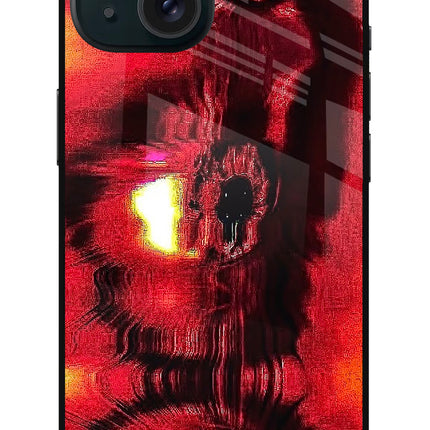 Fire Eye iPhone 15 Plus Glass Case Back Cover by Casekaro