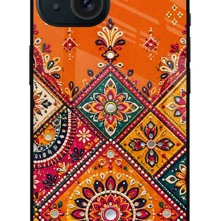 Kutch Glow iPhone 15 Plus Glass Case
