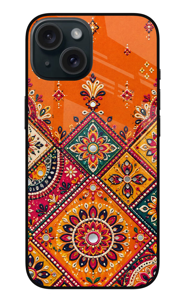 Kutch Glow iPhone 15 Plus Glass Case