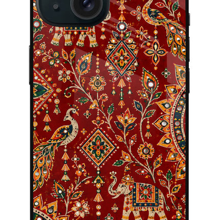 Laal Riwaaz iPhone 15 Plus Glass Case