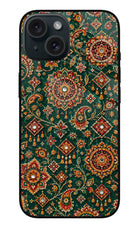 Green Pataka iPhone 15 Plus Glass Case