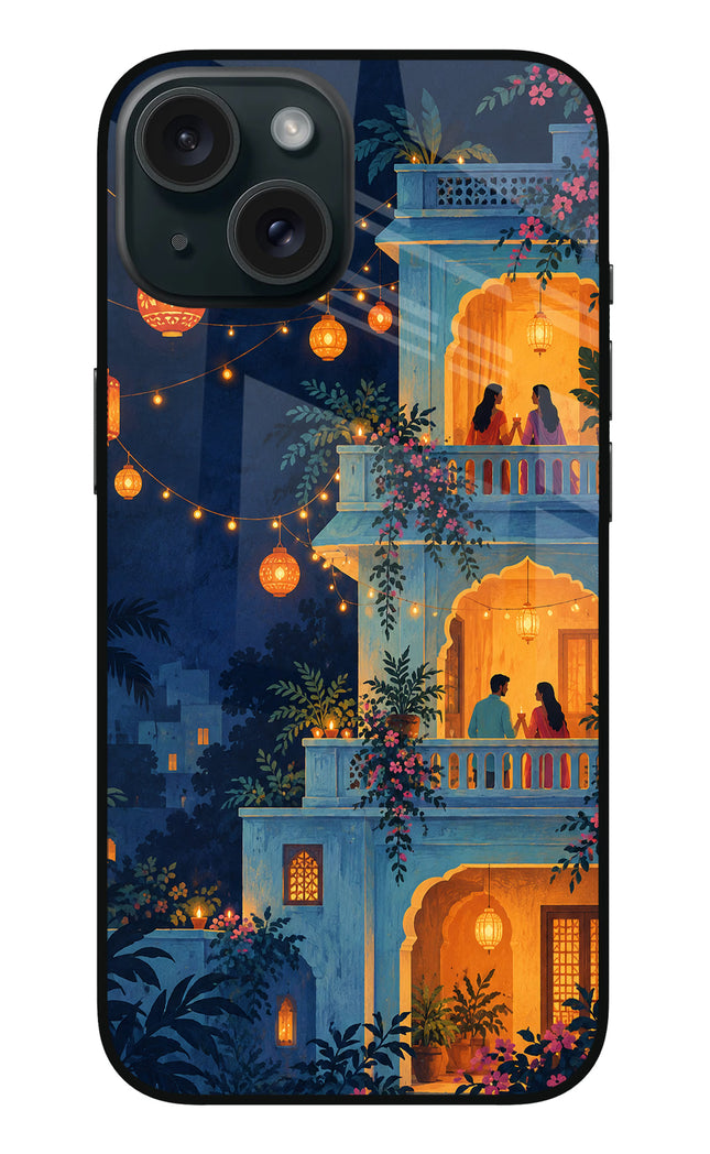 Balcony Glow iPhone 15 Plus Glass Case