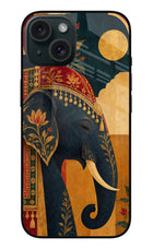 Royal Elephant iPhone 15 Plus Glass Case