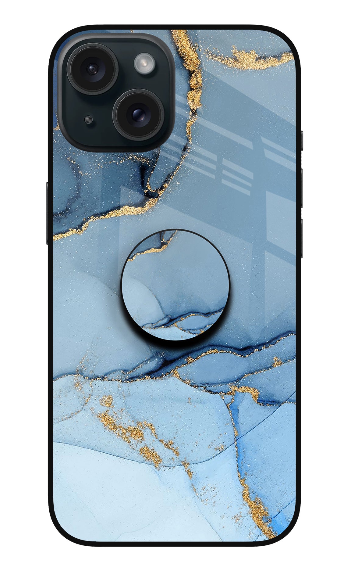 Blue Marble iPhone 15 Plus Pop Case