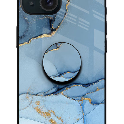 Blue Marble iPhone 15 Plus Glass Case
