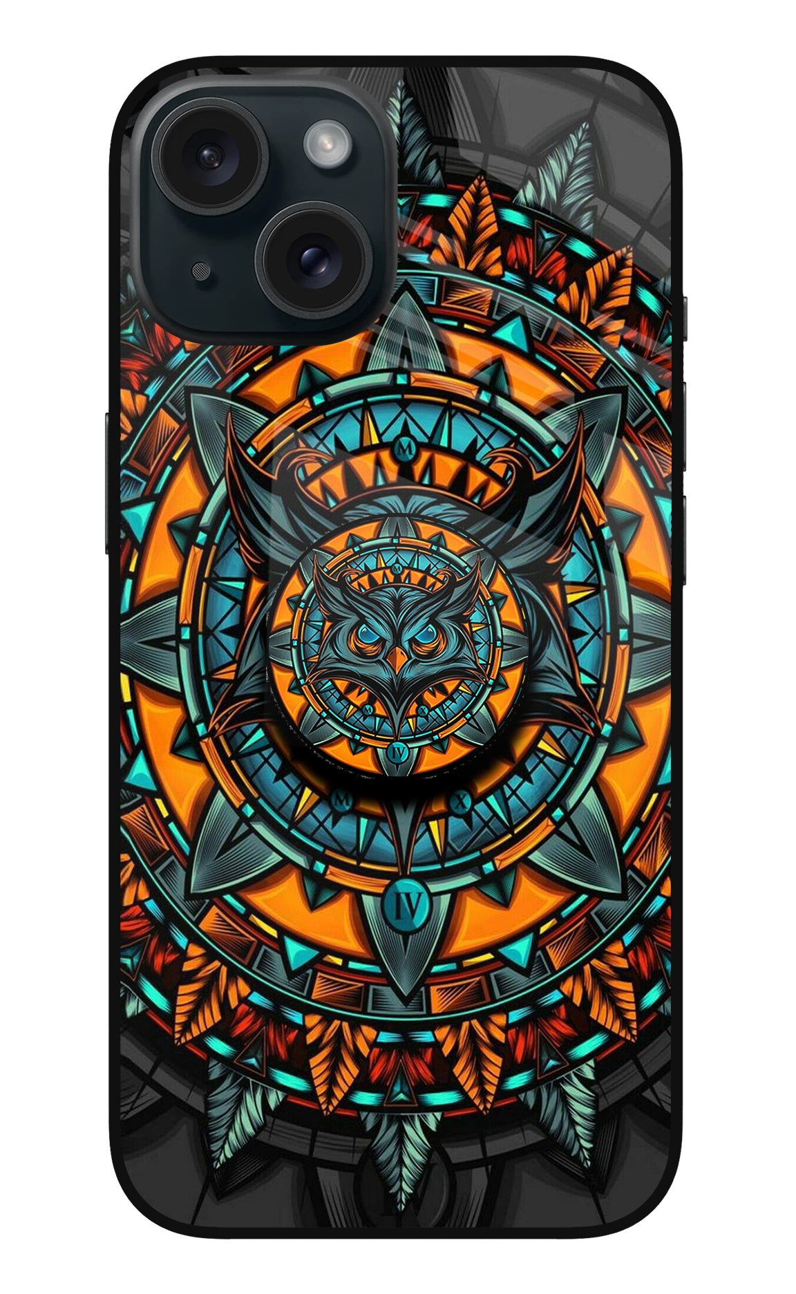 Angry Owl iPhone 15 Plus Pop Case