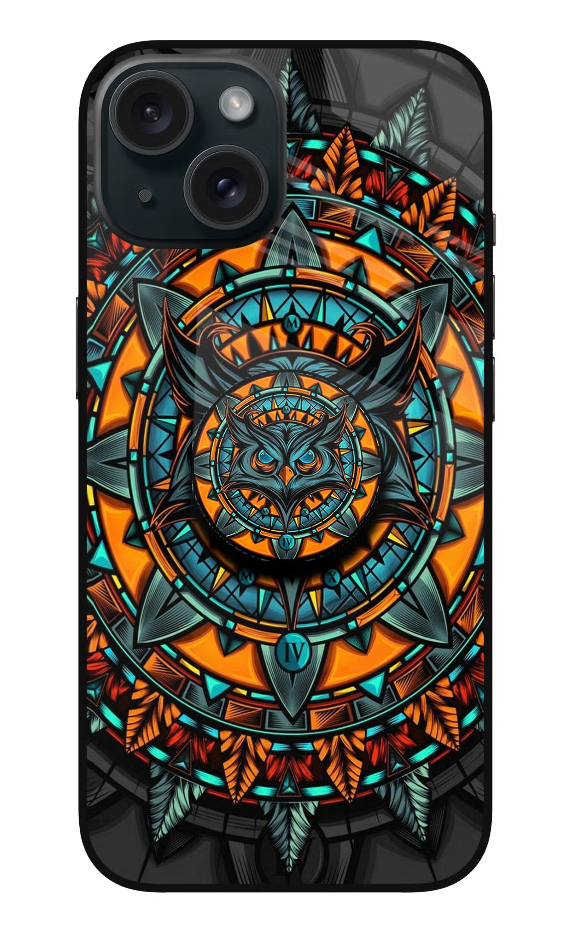 Angry Owl iPhone 15 Plus Pop Case by Casekaro