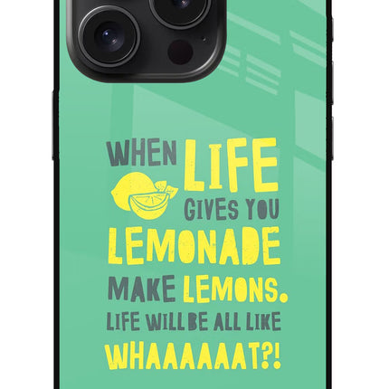 Quote iPhone 15 Pro Glass Case