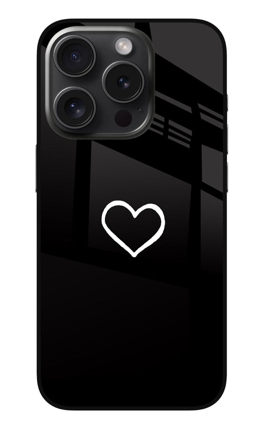 Heart iPhone 15 Pro Glass Case