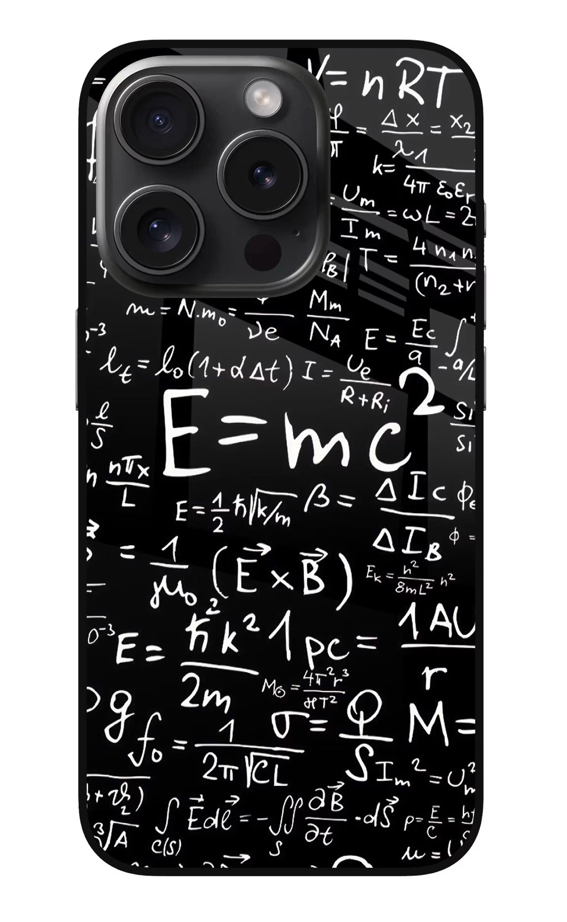 Physics Formula iPhone 15 Pro Glass Case