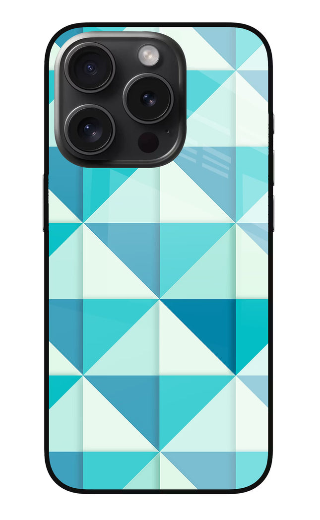 Abstract iPhone 15 Pro Glass Case