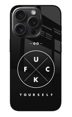 Go Fuck Yourself iPhone 15 Pro Glass Case