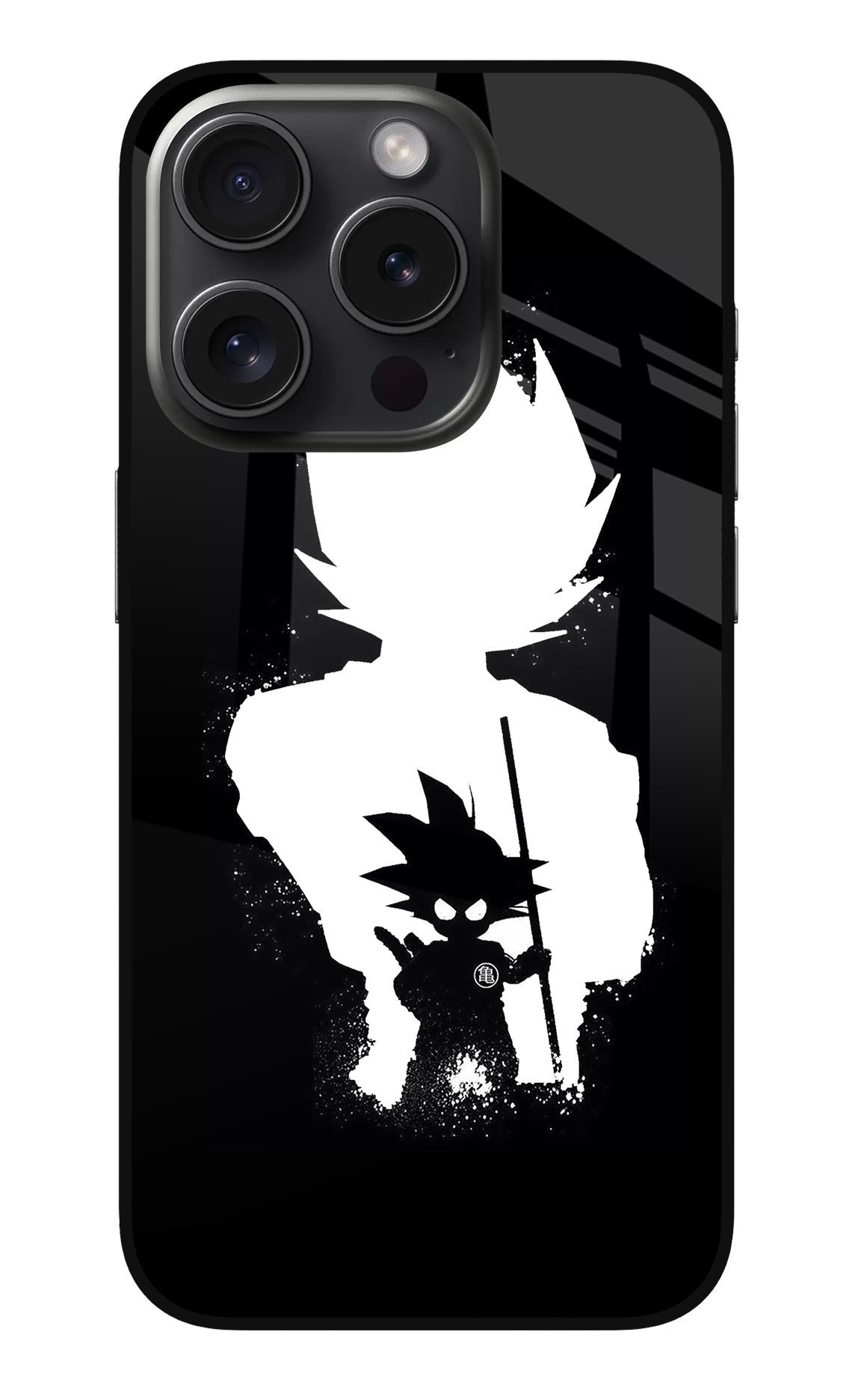 Goku Shadow iPhone 15 Pro Glass Case