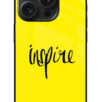 Inspire iPhone 15 Pro Glass Case
