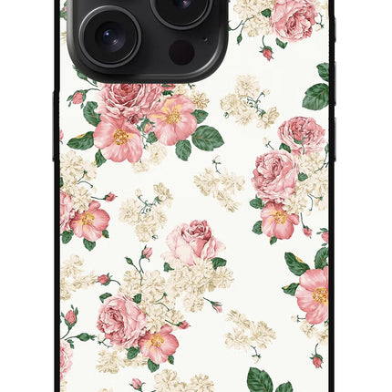 Flowers iPhone 15 Pro Glass Case