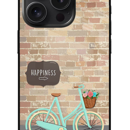 Happiness Artwork iPhone 15 Pro Glass Case