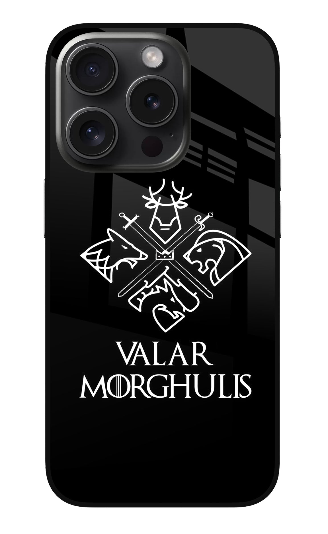 Valar Morghulis | Game Of Thrones iPhone 15 Pro Glass Case