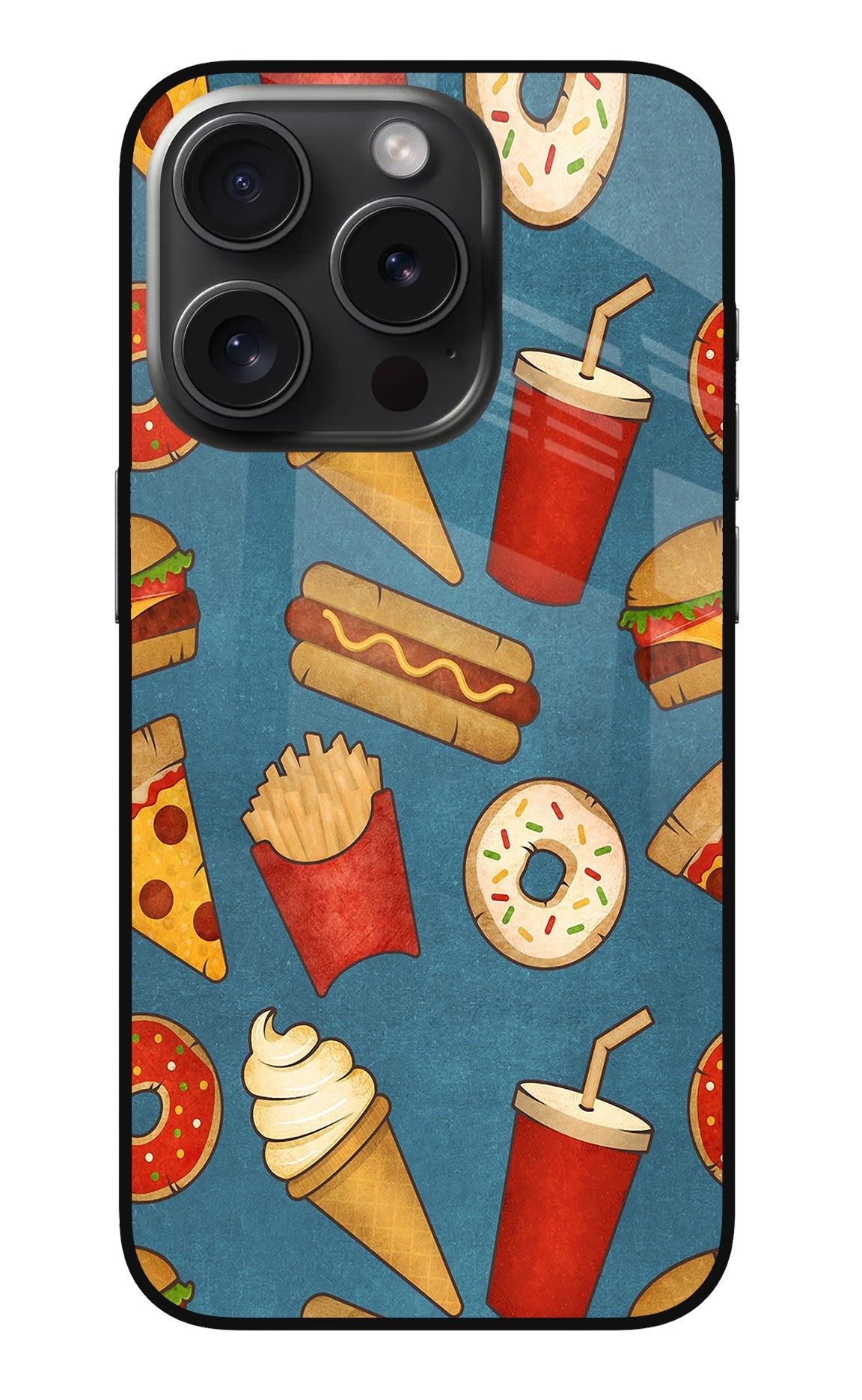 Foodie iPhone 15 Pro Glass Case