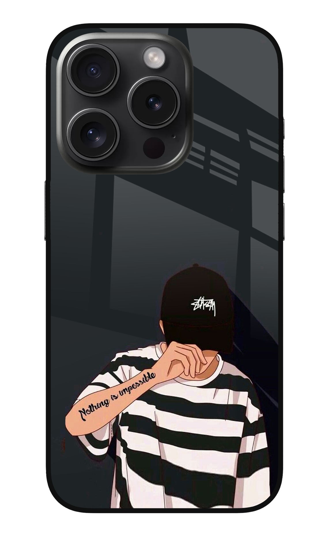 Aesthetic Boy iPhone 15 Pro Back Cover