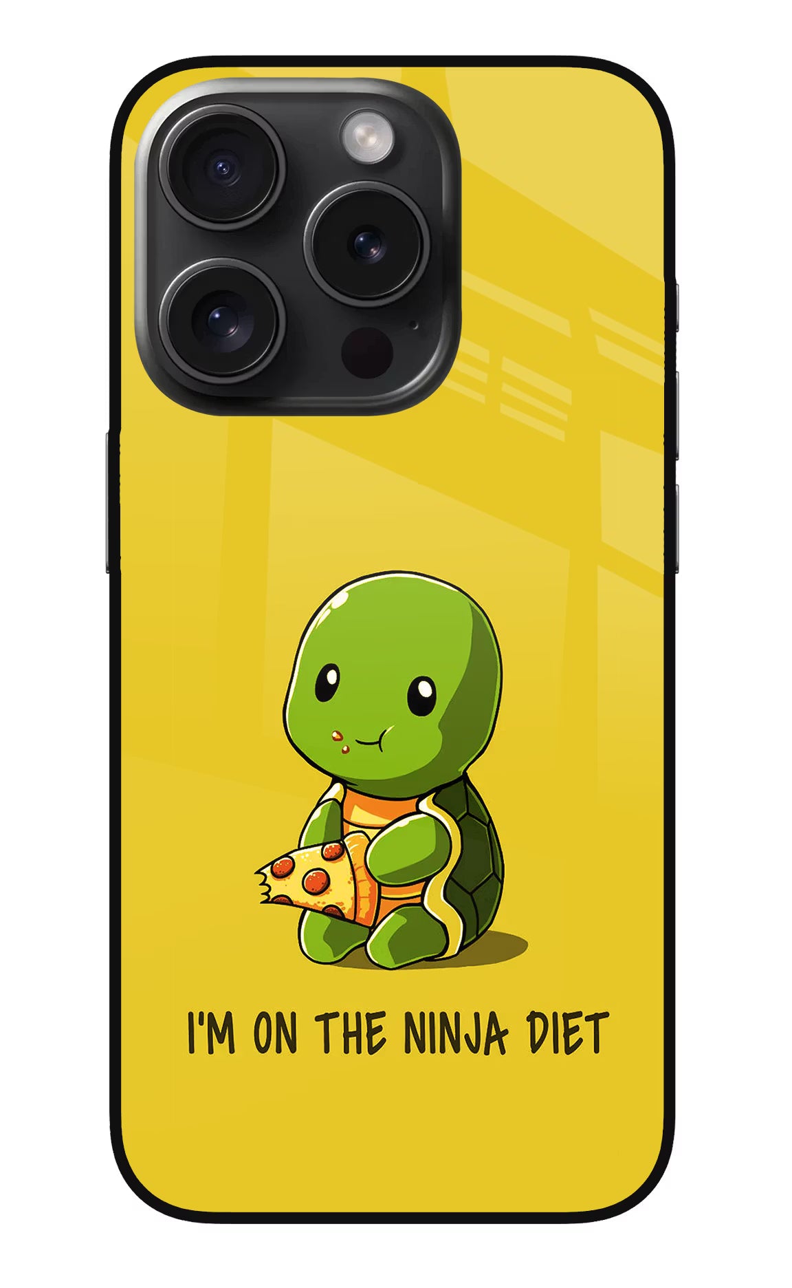 I'm on Ninja Diet iPhone 15 Pro Glass Case Back Cover by Casekaro