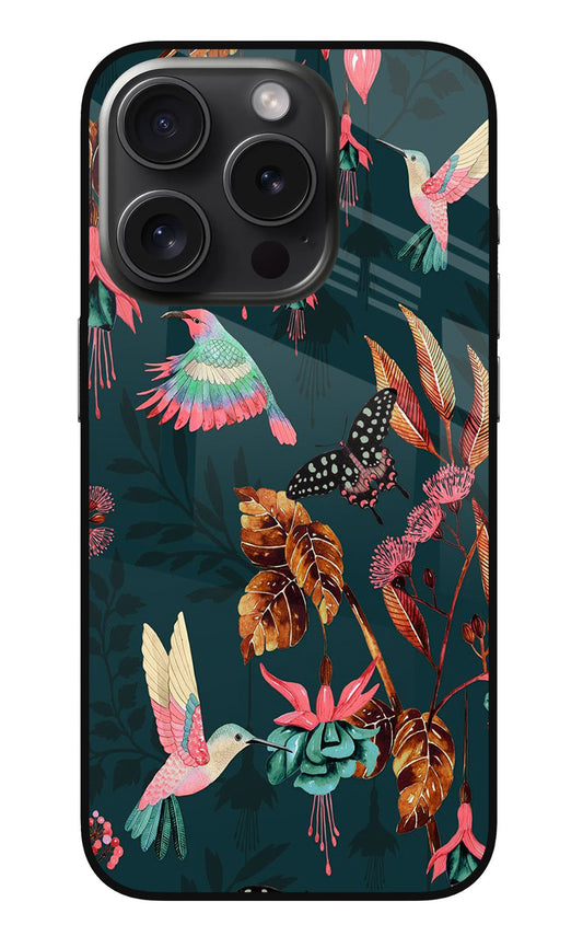 Birds iPhone 15 Pro Glass Case