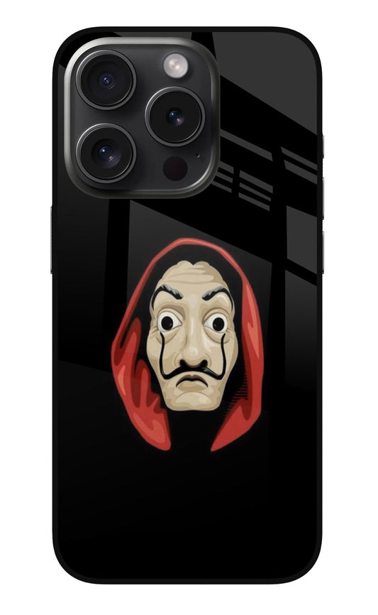 Money Heist iPhone 15 Pro Glass Case