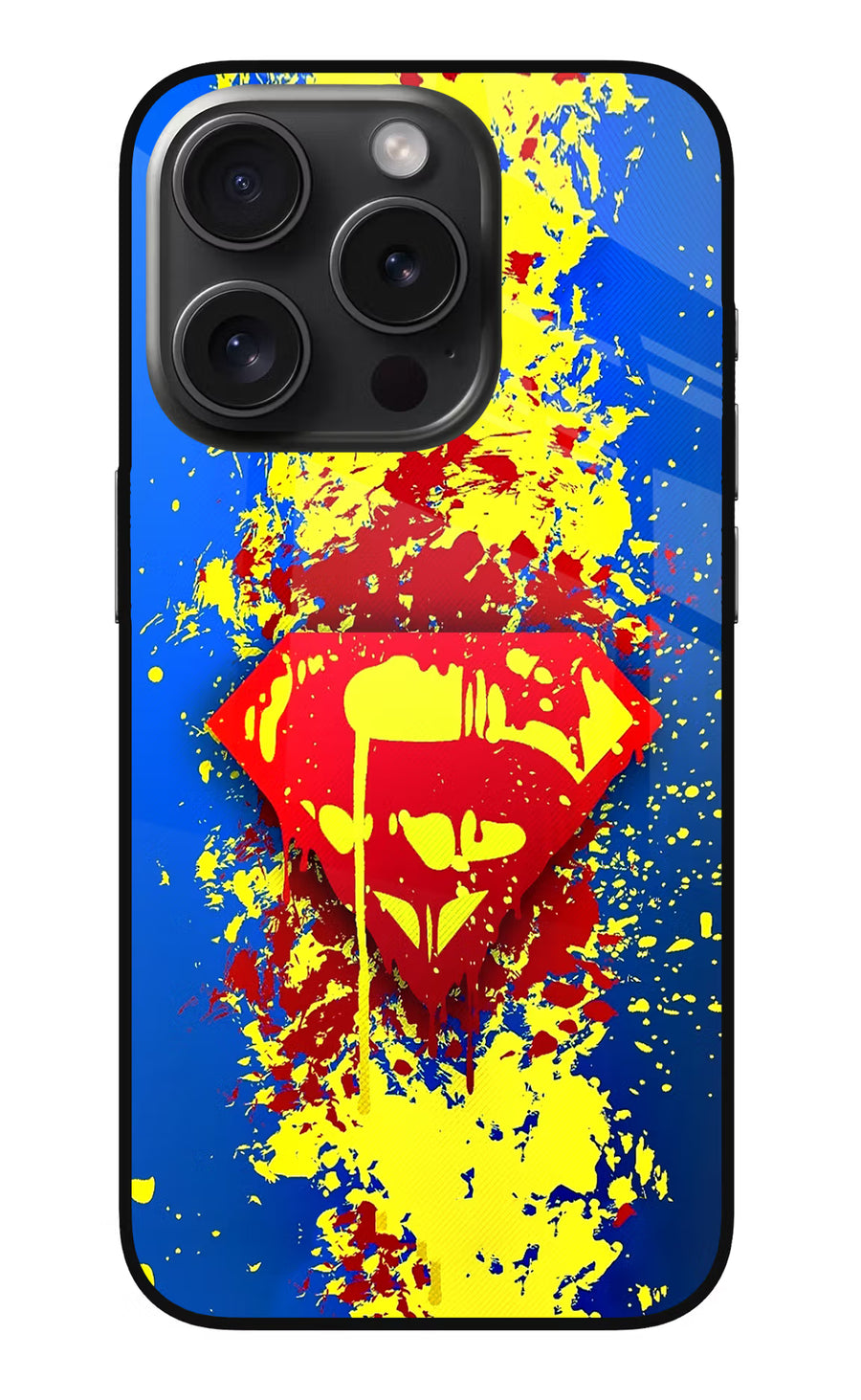 Superman logo iPhone 15 Pro Back Cover, Metal case