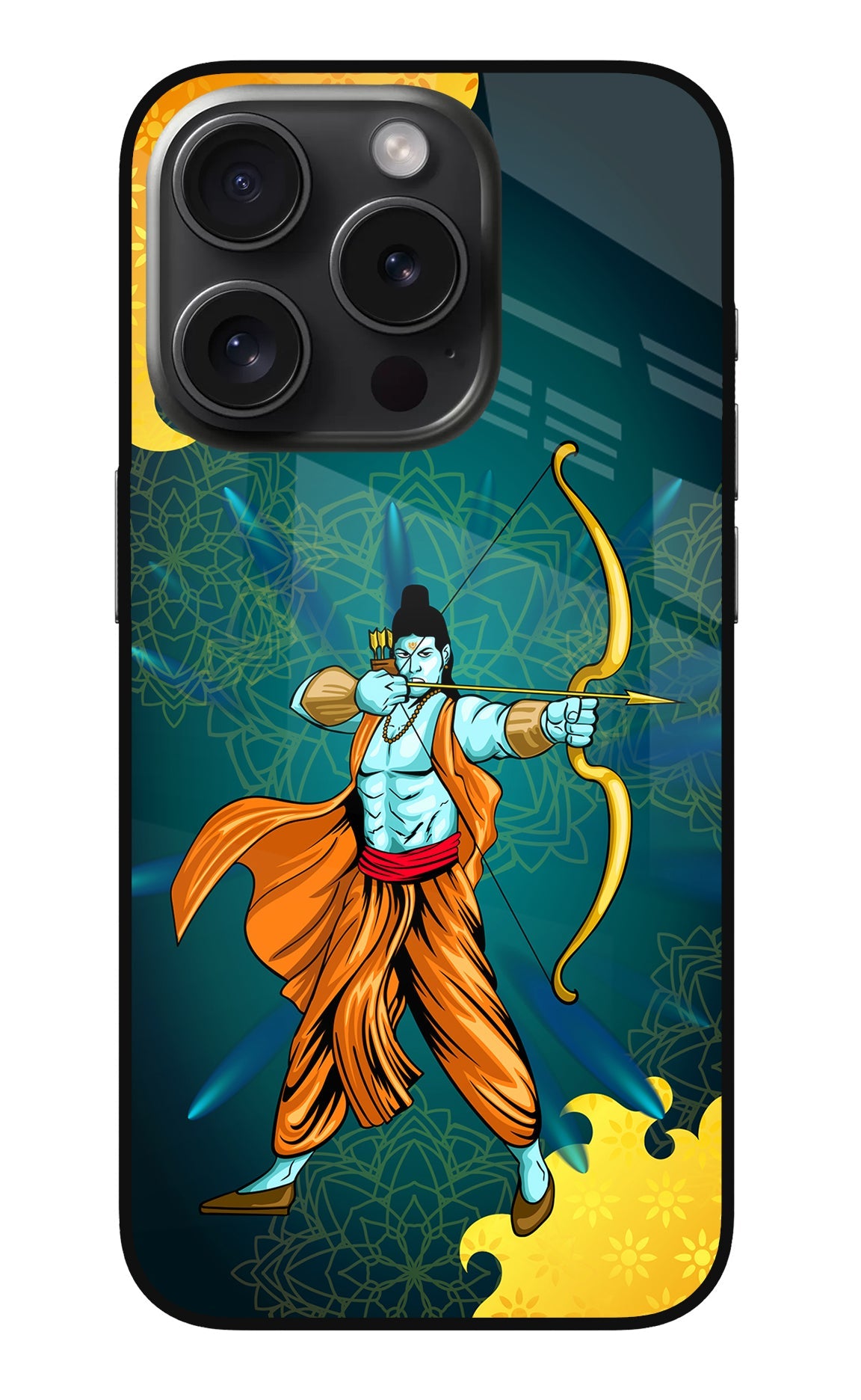 Lord Ram - 6 iPhone 15 Pro Glass Case