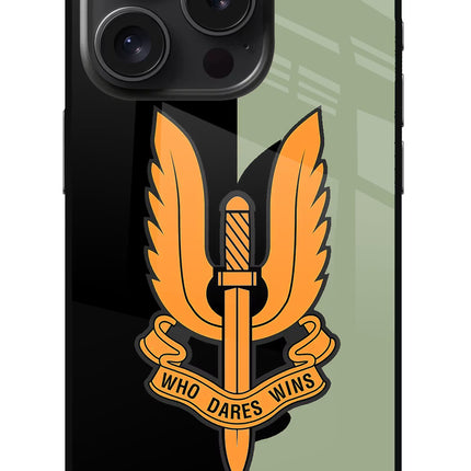Balidan Logo iPhone 15 Pro Glass Case