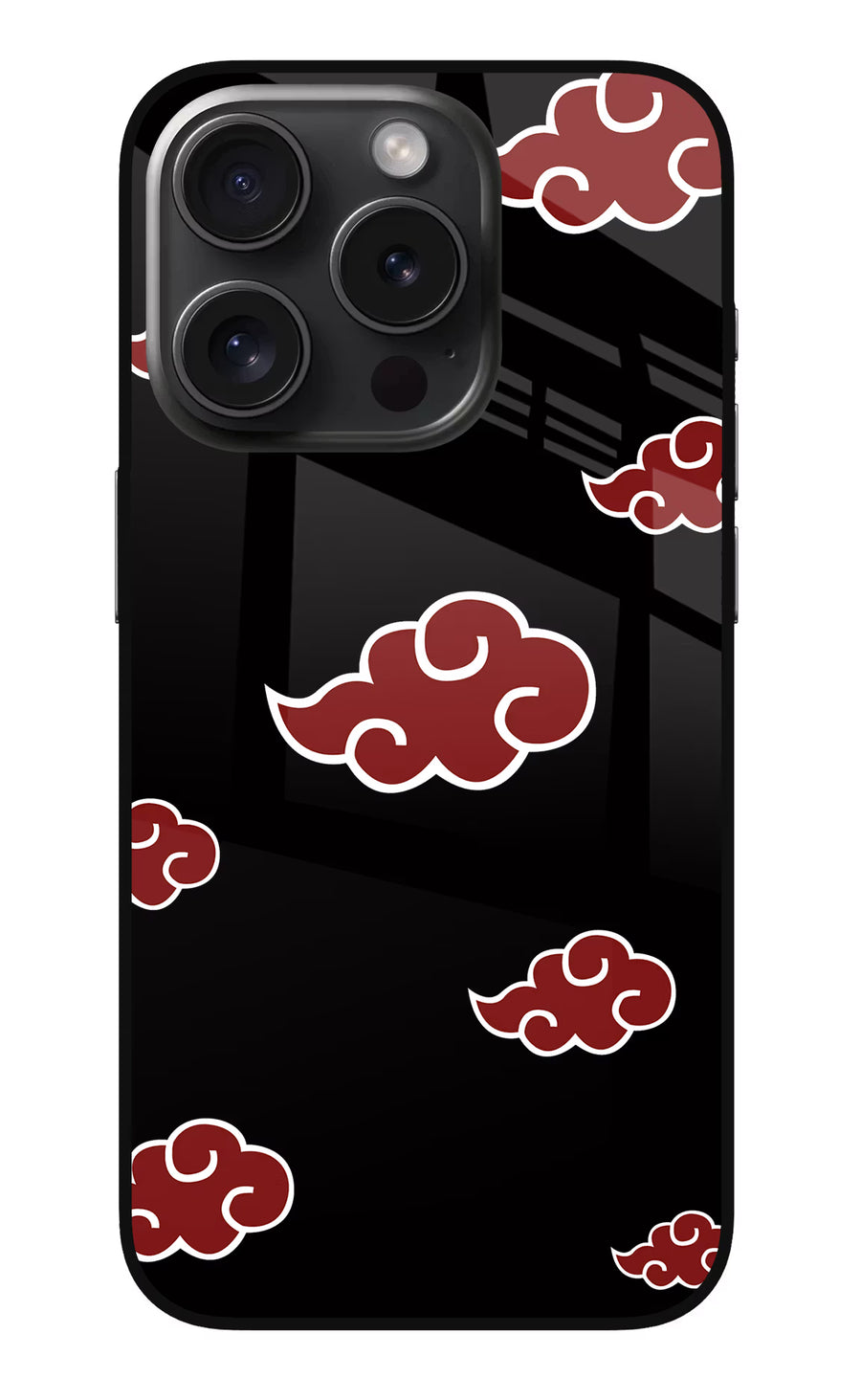 Akatsuki iPhone 15 Pro Back Cover, Metal case