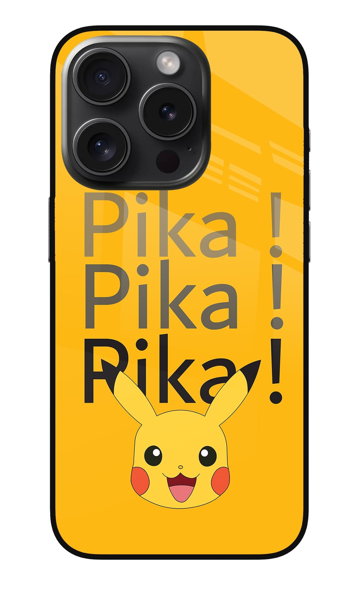 Pika Pika iPhone 15 Pro Glass Case