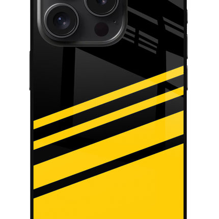Yellow Shades iPhone 15 Pro Glass Case