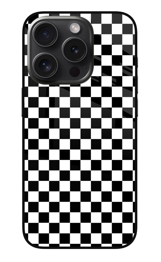 Chess Board iPhone 15 Pro Glass Case