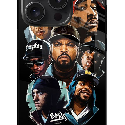 Rappers iPhone 15 Pro Glass Case