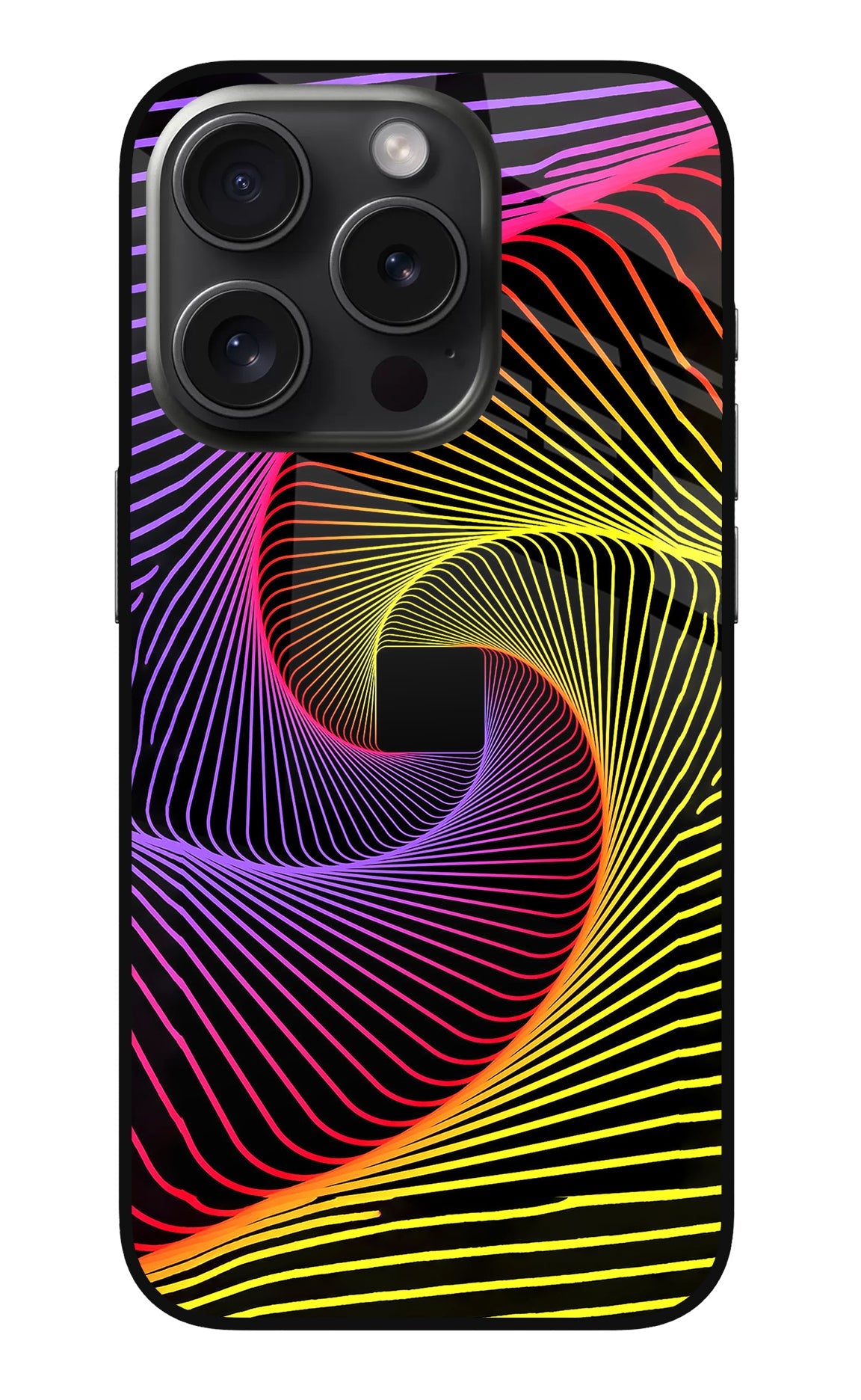 Colorful Strings iPhone 15 Pro Back Cover