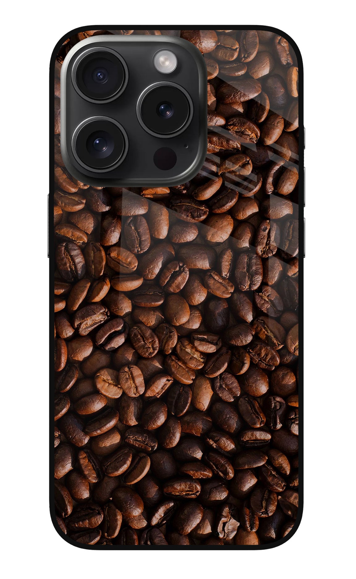 Coffee Beans iPhone 15 Pro Glass Case