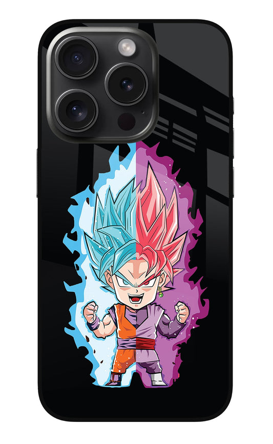 Chota Goku iPhone 15 Pro Glass Case