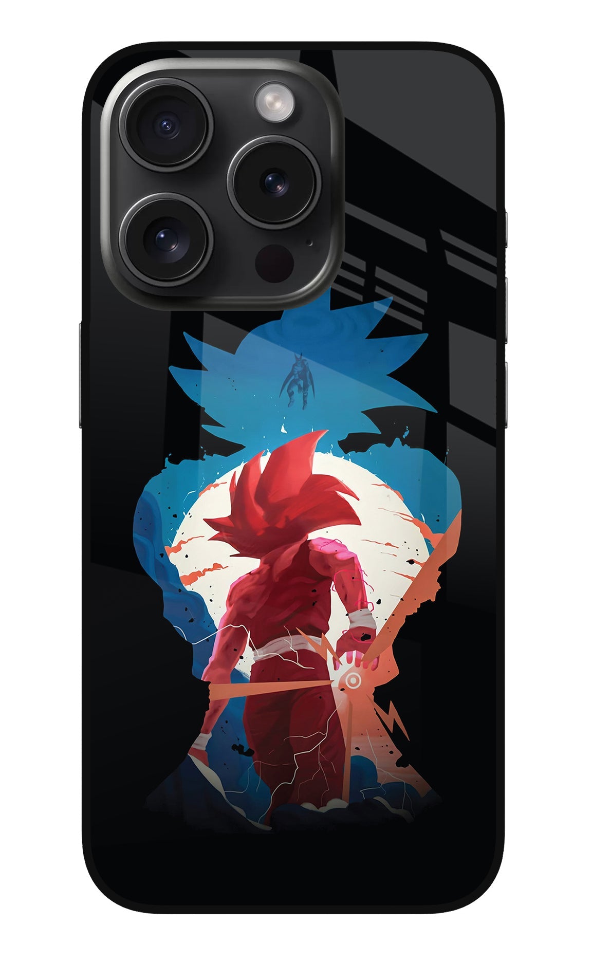 Goku iPhone 15 Pro Glass Case
